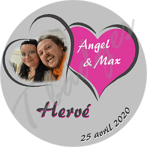 BADGE PRENOM POUR MARIAGE