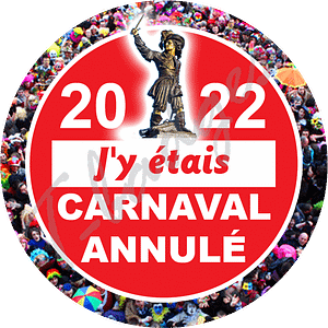 badge mm carnaval annule j y etais rouge