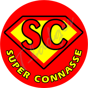 badge mm super connasse