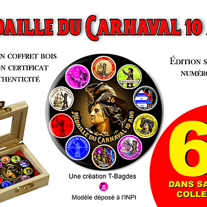 badge mm medaille du carnaval ans